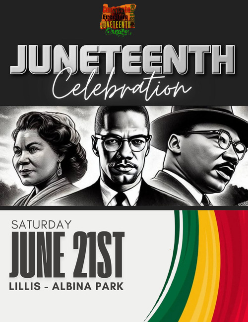 Juneteenth event flyer