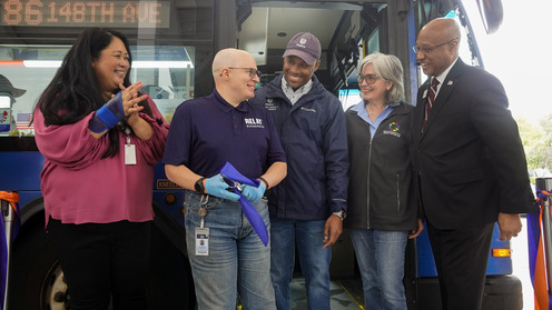 relay line 86 ribbon cutting summer 2025 june service new line