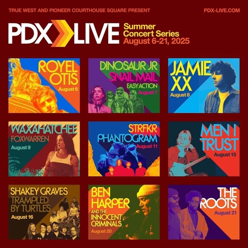 Schedule of concert lineup