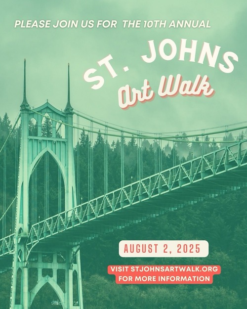 St. Johns Art Walk flyer