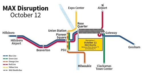 This is a map of the MAX disruption occurring on Oct. 12