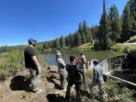 ROGUE BASIN - The group learns about Hyatt Lake and Diversion