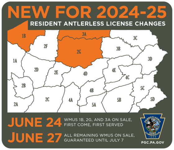 2024-25 antlerless changes