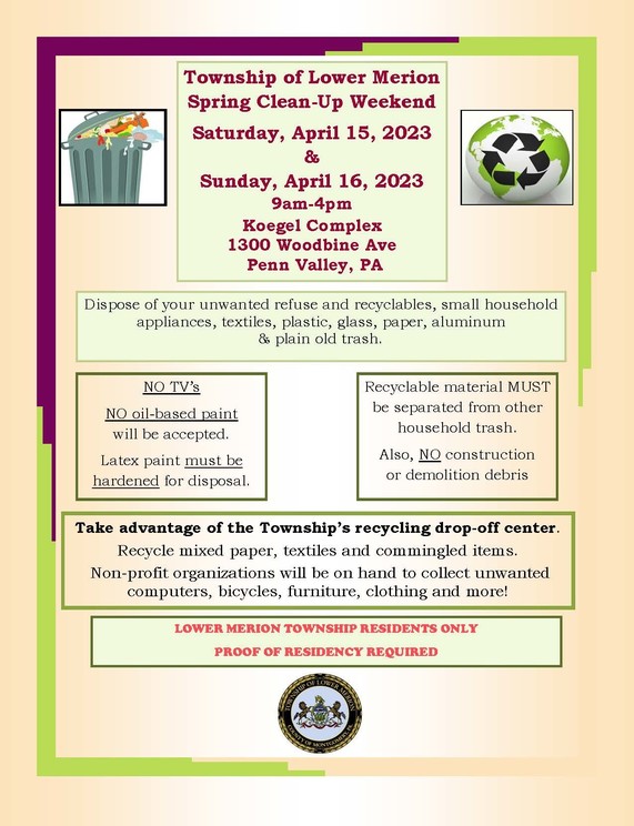 Clean Up weekend spring 2023