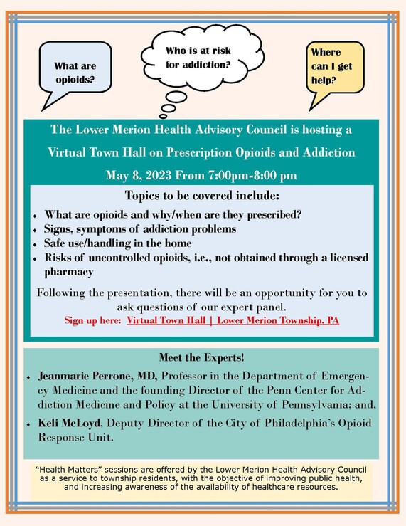Town Hall Flyer Opioids