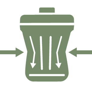 Waste Minimization Icon