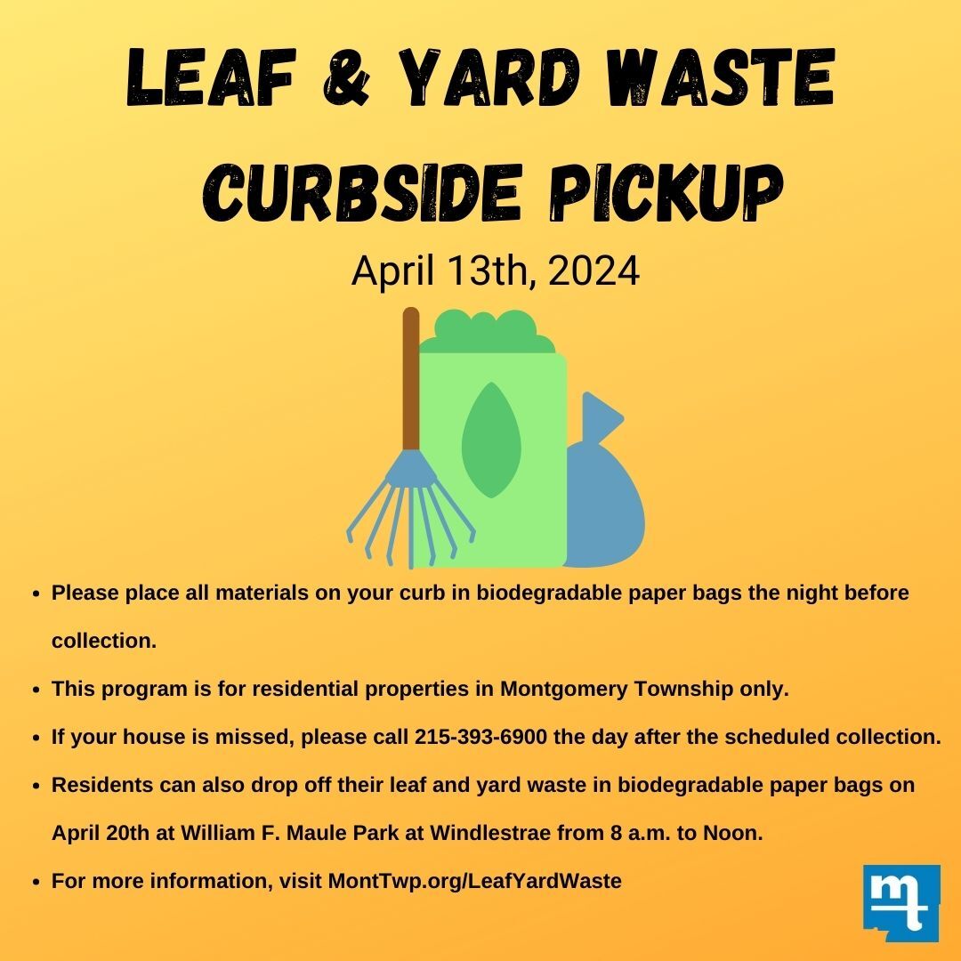 Leaf/Yard Waste Curbside Pickup Flyer 