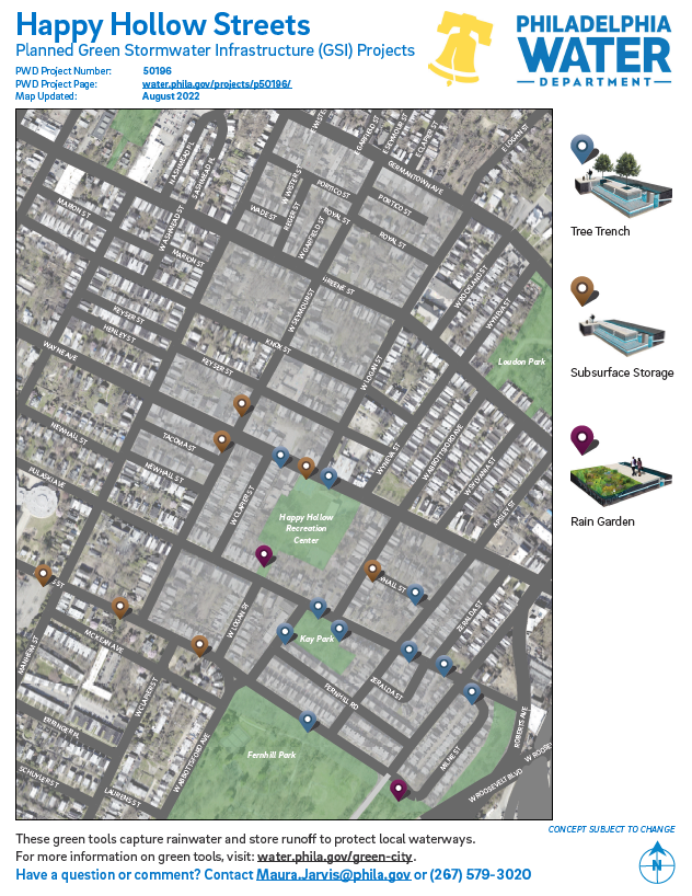 Construction alert! Water Dept. GSI project starting in Germantown 🌳