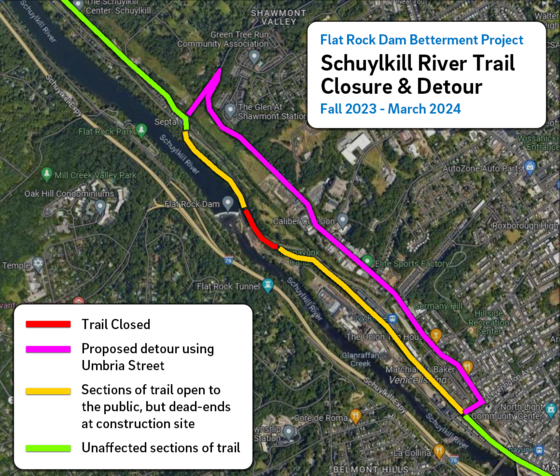 FRD Section Closure Updated Detour Map