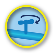 Shutoff valve icon