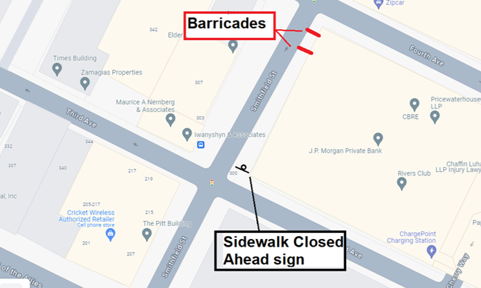 Smithfield Street Sidewalk