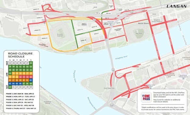 nfl draft traffic plan
