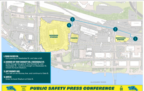 Press Conference Wayfinding Map