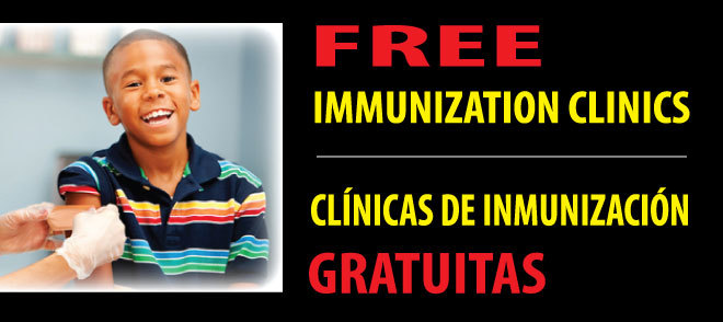 Free Immunizations Banner