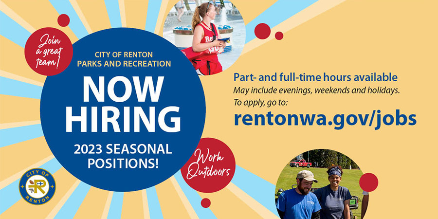 Seasonal hiring for Parks & Recreation 