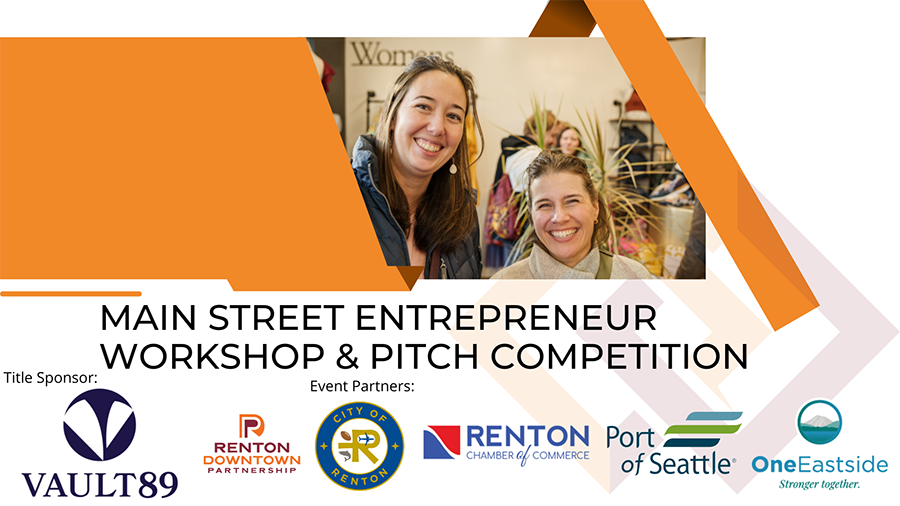 Renton Downtown Partnership Main Street Entrepreneur Pitch Competition Finale