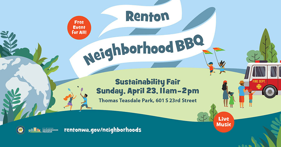 Neighborhood event this weekend, sustainability themed