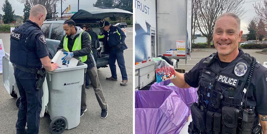 Renton Police Department's Shred-a-thon had 545 residents come through last weekend