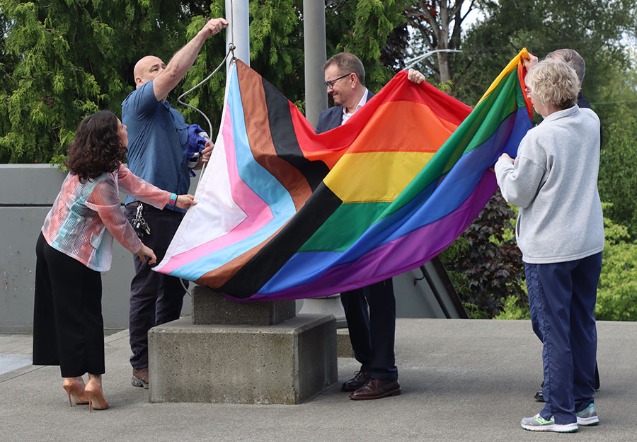 2022 Pride Flag Raising
