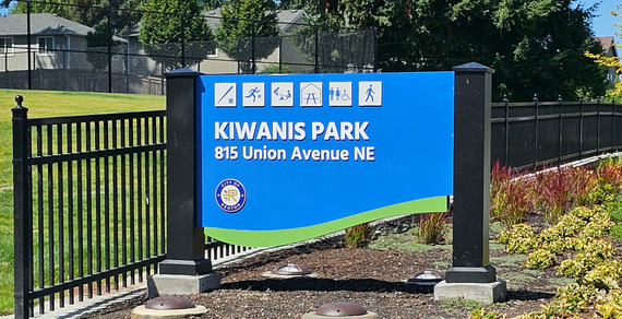 New parks and facilities signage