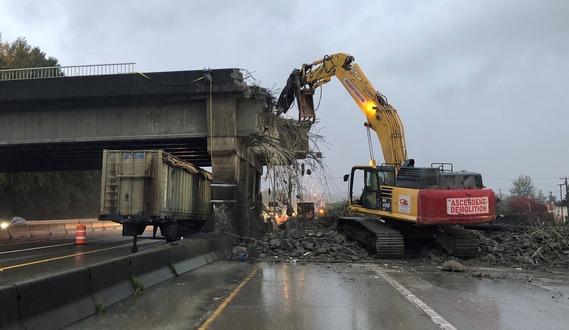 Lind Ave Bridge progress