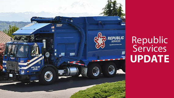 Republic Service holiday schedule