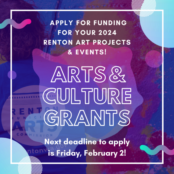 Arts & Culture Grants due this week