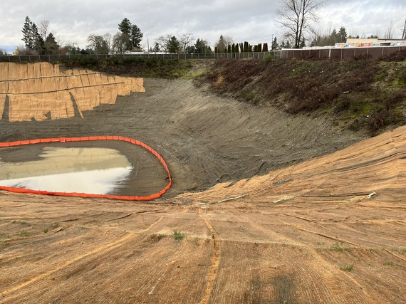 Monroe Ave NE Infiltration Facility project extends into April