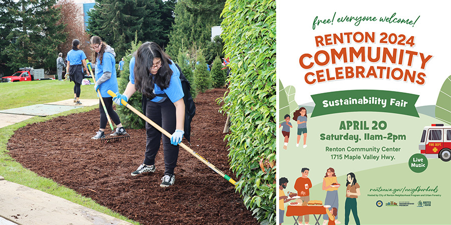 Celebrating Arbor Day / Earth Day in Renton