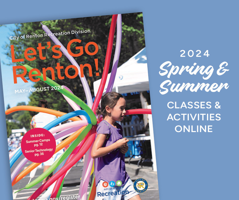 Let's Go Renton! Recreation Guide available online