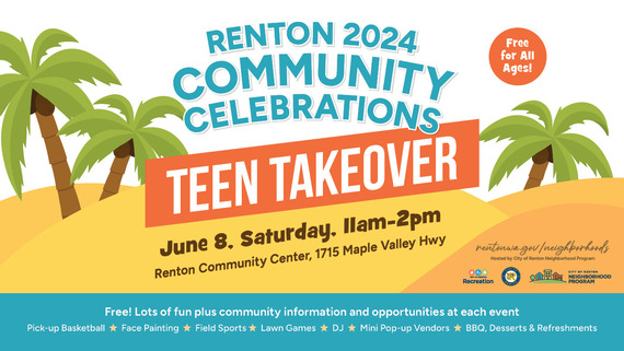 Renton Community Center's third Community Celebration: Teen Takeover