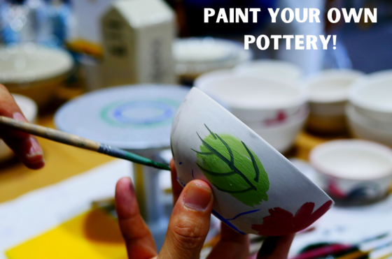 paint your own pottery