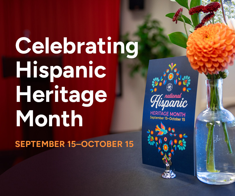 Hispanic Heritage Month header graphic for This Week in Renton