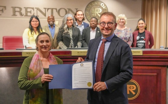 Proclamation photo for Ready in Renton Month