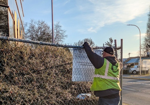 New signage on 6th and Park Building