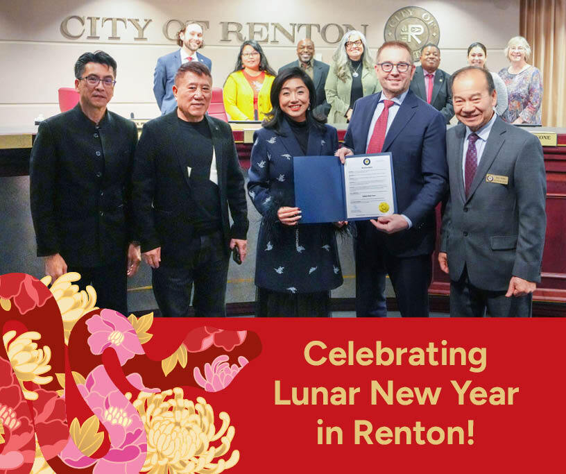This Week in Renton header graphic for January 30, 2025 Celebrating Lunar New Year