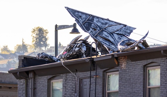 Renton's rooftop dragon