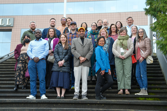Renton Civic Academy graduation photo taken at Renton City Hall steps