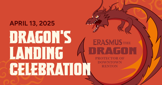 Dragon Landing Celebration graphic. April 13, 2025.