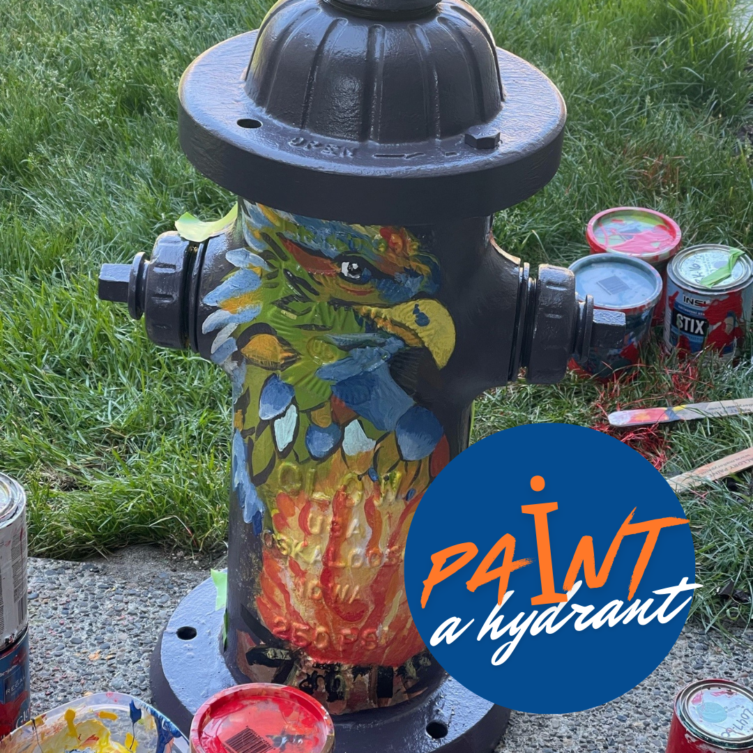 Paint a hydrant
