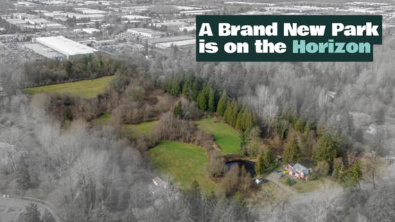 A Brand New Park is on the Horizon - Aerial photo of the future Cleveland Richardson Park