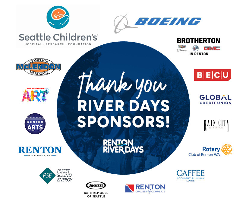 279 TWIR header graphic thanking all the 2025 Renton River Days sponsors