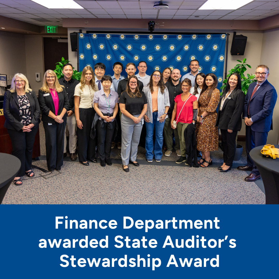 This Week in Renton no 287 Finance Department awarded State Auditor's Stewardship Award