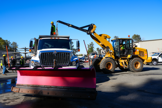 Winter preparation work and testing equipment