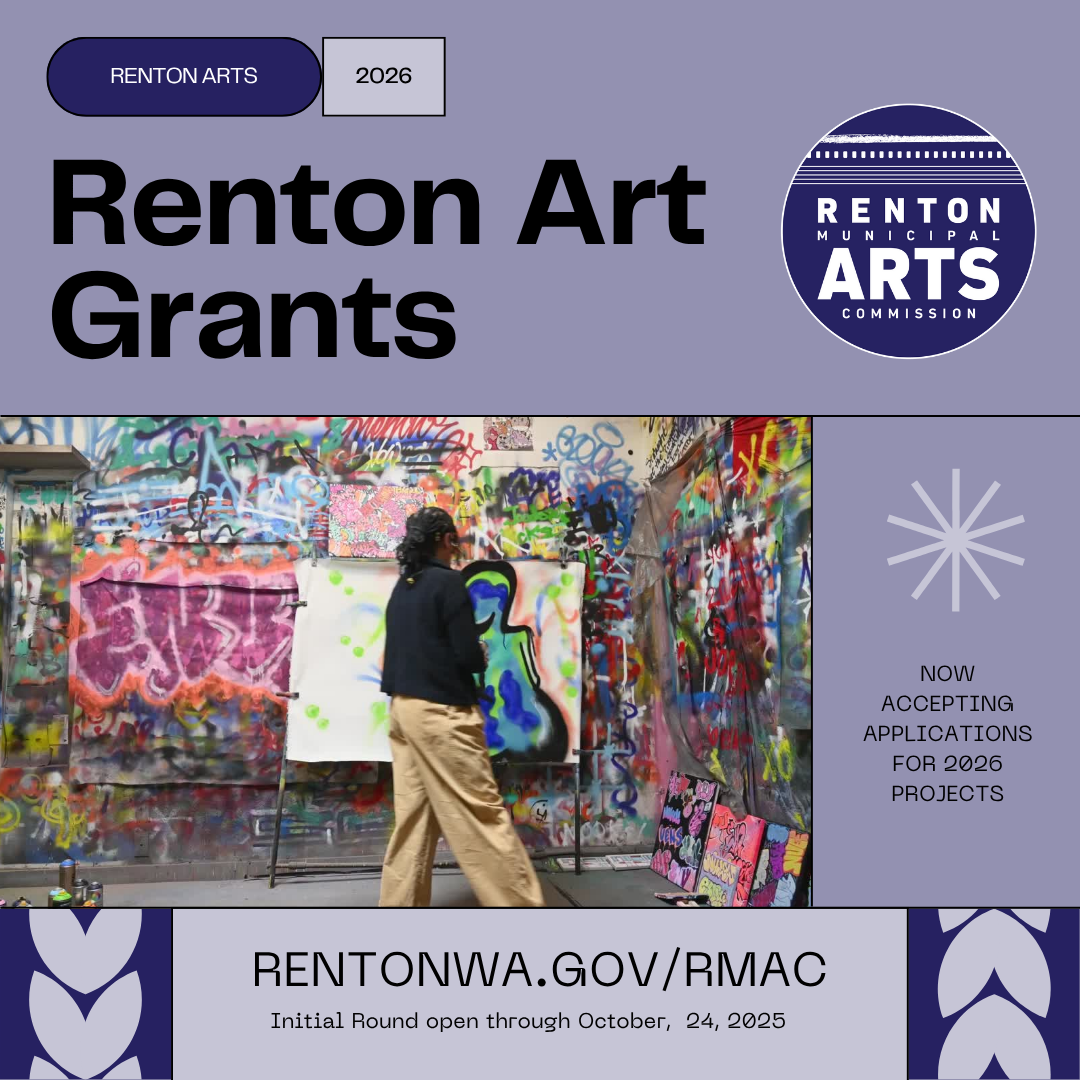 Renton Municipal Arts Commission 2026 grants 
