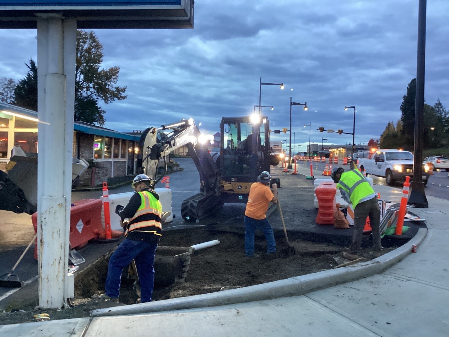 Sidewalk & Irrigation Work