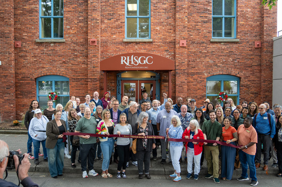 Renton Historical Society ribbon cutting