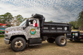 santa dump truck