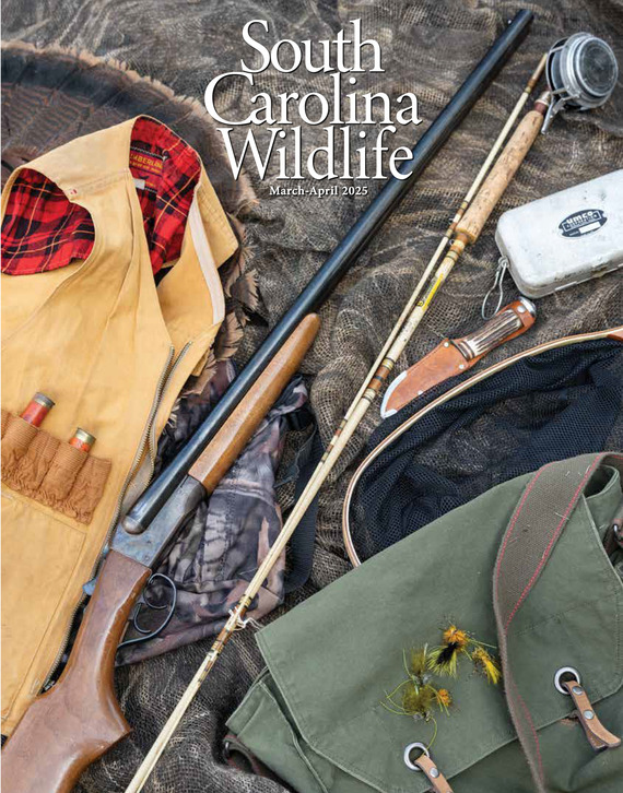 South Carolina Wildlife magazine March-April 2025 cover, by Joey Frazier