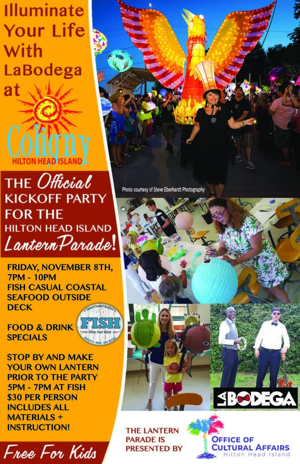 coligny lantern parade